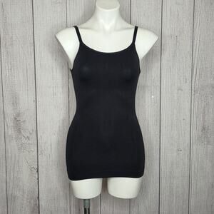 Shapermint Essentials Shaping Cami Black Seamless Body Shaper 62001, sz Medium